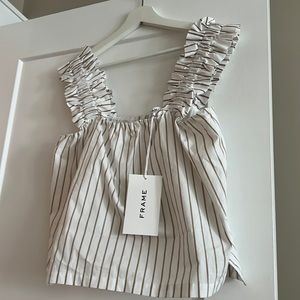 Frame cotton cropped top